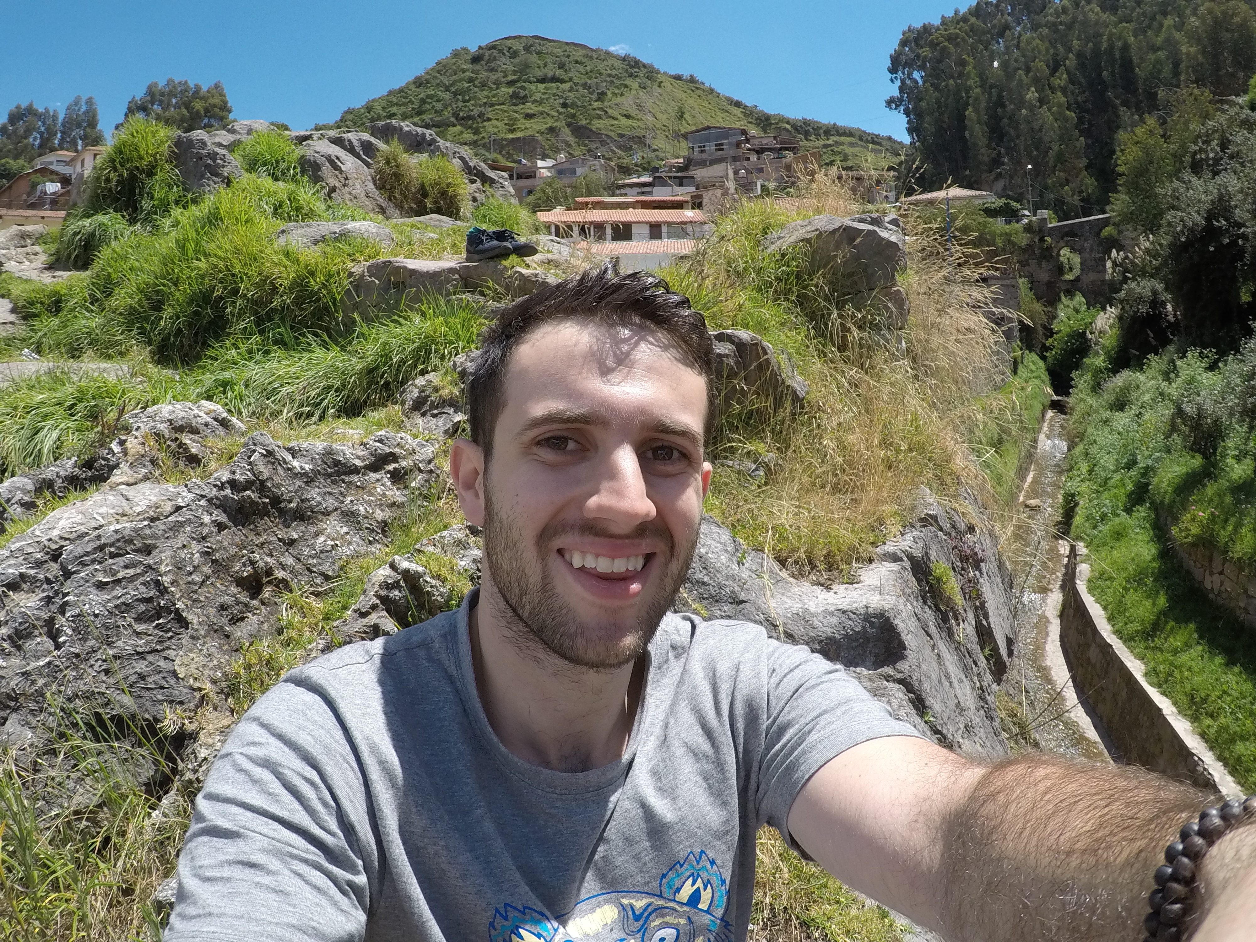 Brad in Cusco, Peru enjoying day 2 of a no cell phone challenge.